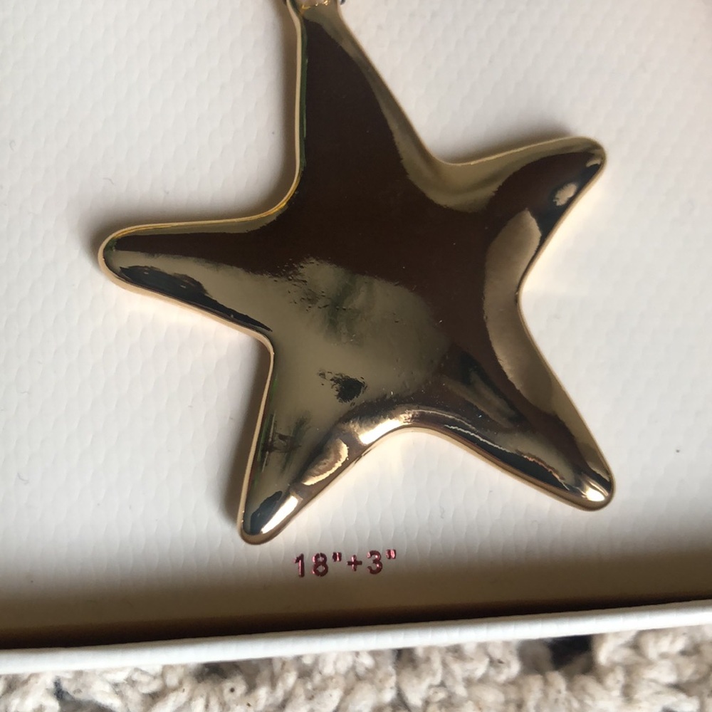 Camila Coelho Shiny Gold Star Chain Necklace - Picture 3 of 7